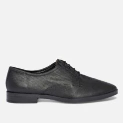 Derby ERAM FLEX Noir En Cuir Embossé