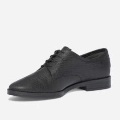 Derby ERAM FLEX Noir En Cuir Embossé -Caprices Chaussures Boutique WWWERM 10383310708 2