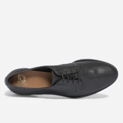 Derby ERAM FLEX Noir En Cuir Embossé -Caprices Chaussures Boutique WWWERM 10383310708 4