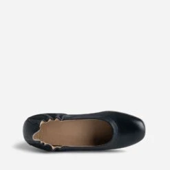 Ballerine Marine En Cuir -Caprices Chaussures Boutique WWWERM 10383400006 4