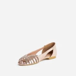 Sandale Plate Cuivrée -Caprices Chaussures Boutique WWWERM 10383400016 2