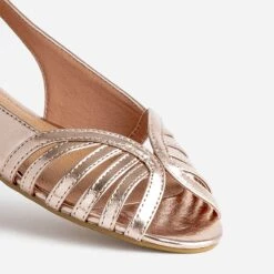 Sandale Plate Cuivrée -Caprices Chaussures Boutique WWWERM 10383400016 5