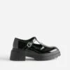 Babies TEXTO Noire Vernie à Semelle Crantée -Caprices Chaussures Boutique WWWERM 10383400021 0
