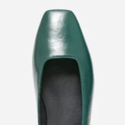 Ballerine Verte à Bout Carré 13 Ballerine Verte à Bout Carré -Caprices Chaussures Boutique WWWERM 10383400027 5