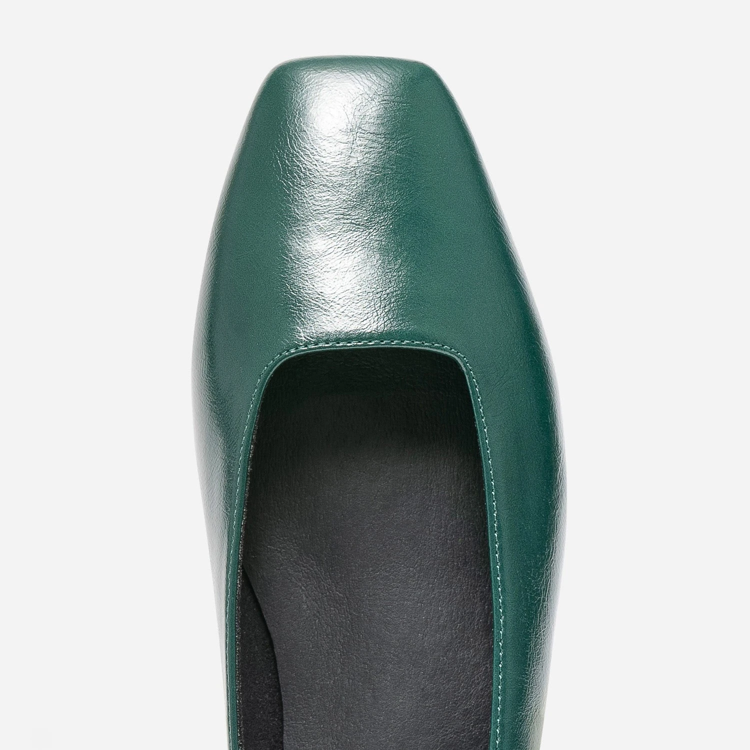 Ballerine Verte à Bout Carré 8 Ballerine Verte à Bout Carré – Image 6