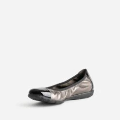 Ballerine CAPRICE Bronze élastiquée à Bout Verni -Caprices Chaussures Boutique WWWERM 10383400035 2