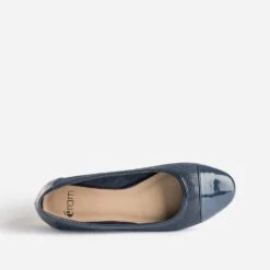 Ballerine Marine Effet Python Et Verni -Caprices Chaussures Boutique WWWERM 10383400040 4