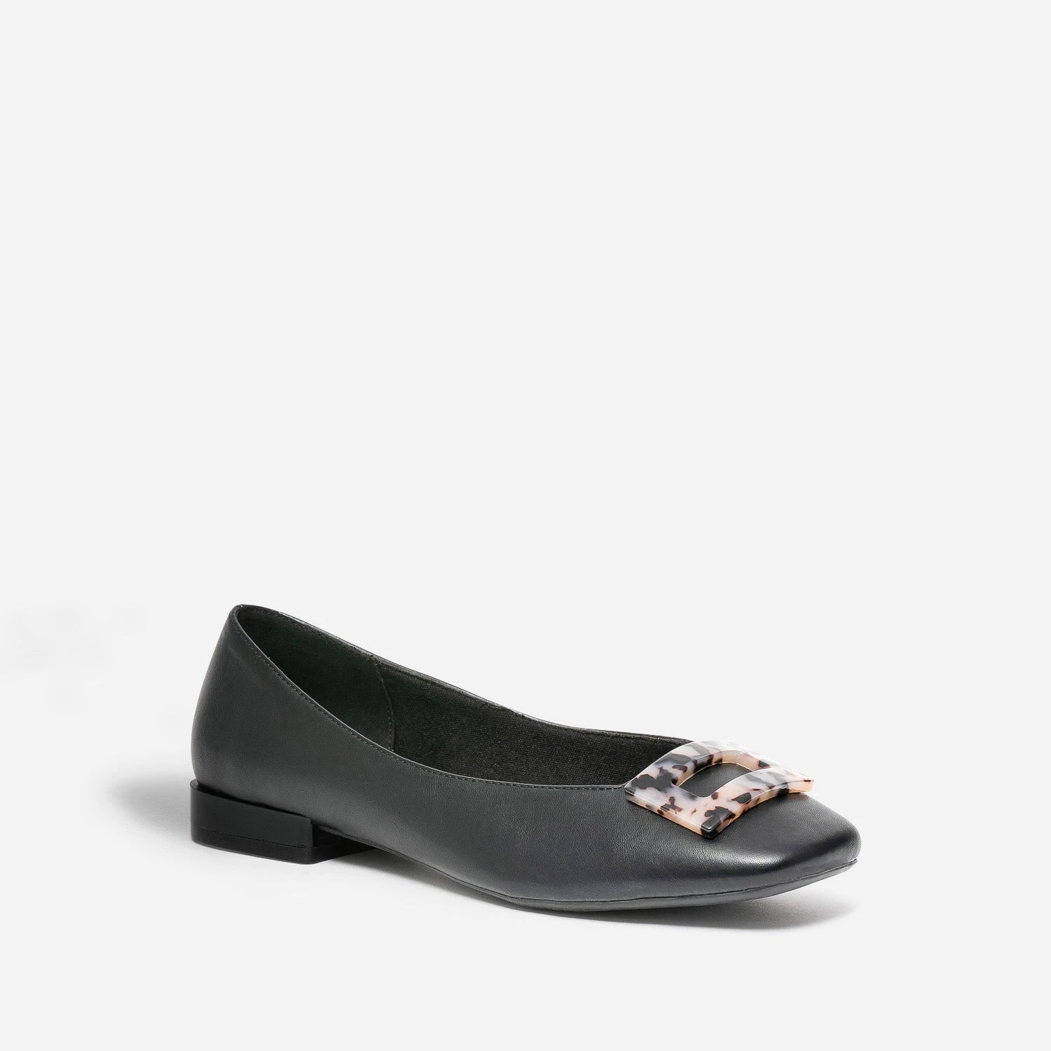 Ballerine Noire Avec Décor écailles 4 Ballerine Noire Avec Décor écailles – Image 2