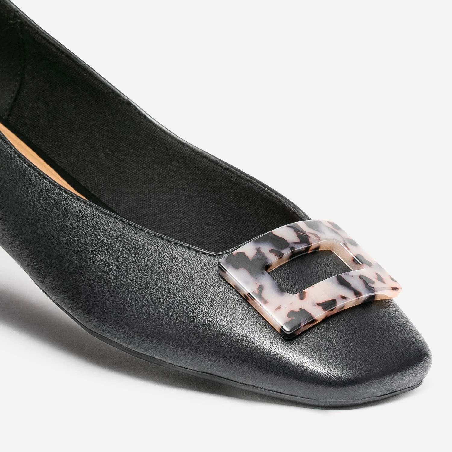 Ballerine Noire Avec Décor écailles 8 Ballerine Noire Avec Décor écailles – Image 6