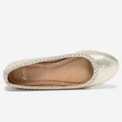 Ballerine Dorée -Caprices Chaussures Boutique WWWERM 10383400481 4
