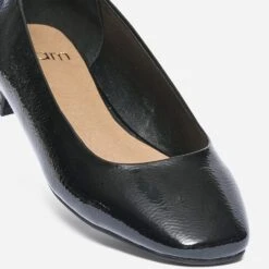 Ballerine Noire Vernie à Bout Carré -Caprices Chaussures Boutique WWWERM 10383400498 5