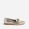 Mocassin Doré éco-conçu En Cuir -Caprices Chaussures Boutique WWWERM 10383580036 0