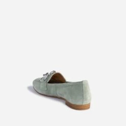 Mocassin Vert éco-conçu En Cuir Velours -Caprices Chaussures Boutique WWWERM 10383580047 3
