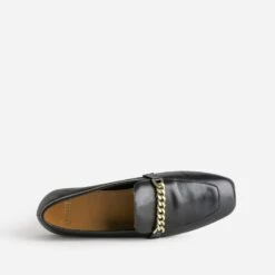 Mocassin Noir En Cuir Chaîne-bijou -Caprices Chaussures Boutique WWWERM 10383580103 4