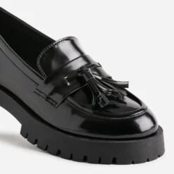 Mocassin TEXTO Noir Avec Pampille Semelle Crantée -Caprices Chaussures Boutique WWWERM 10383580207 5