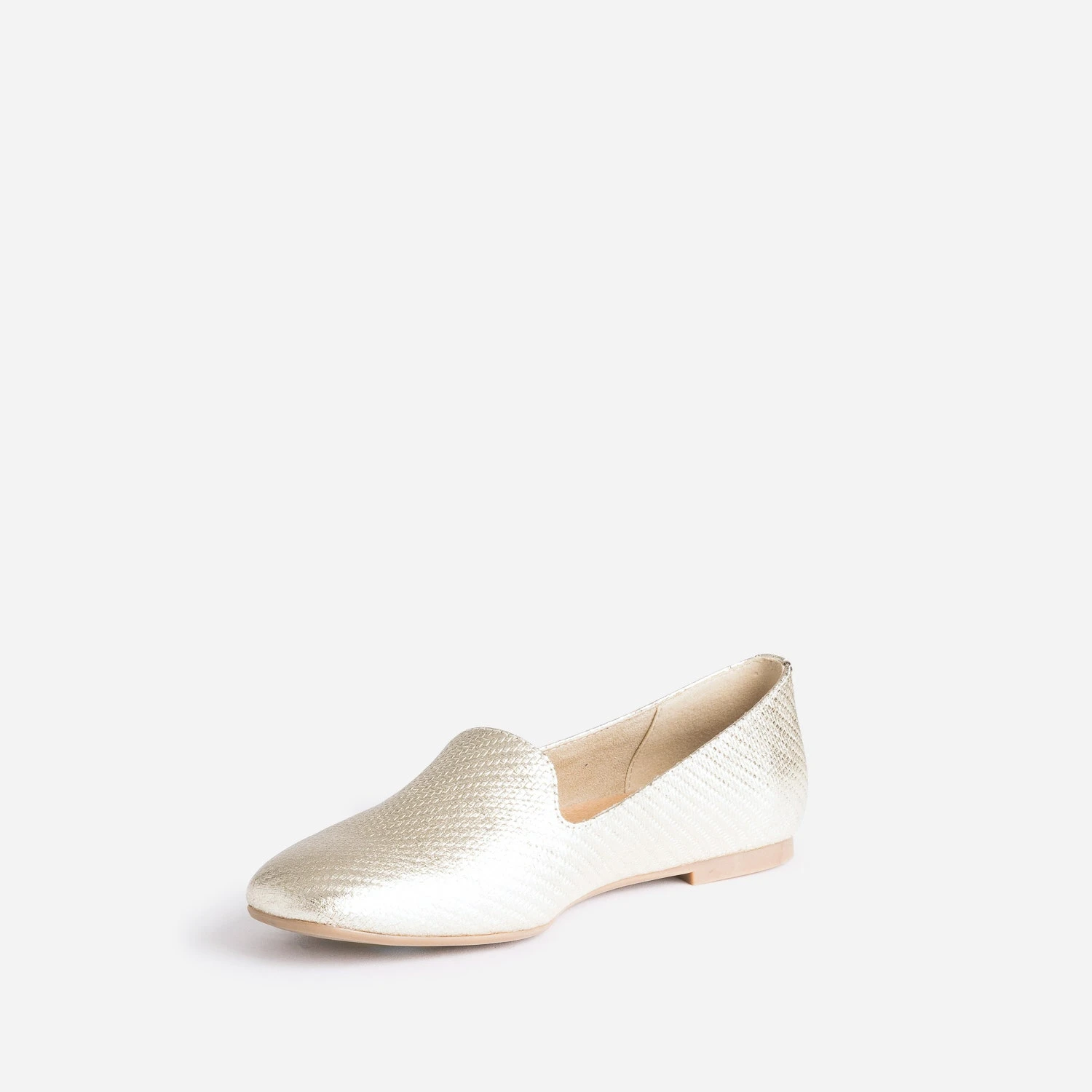 Slipper Doré Effet Tressage 6 Slipper Doré Effet Tressage – Image 4