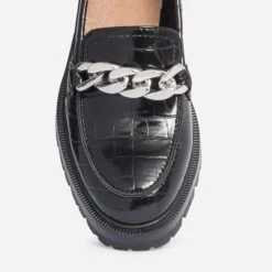 Mocassin TEXTO Noir Embossé Croco -Caprices Chaussures Boutique WWWERM 10383580394 5