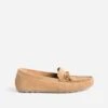 Mocassin Camel En Cuir Velours éco-conçu -Caprices Chaussures Boutique WWWERM 10383580403 0