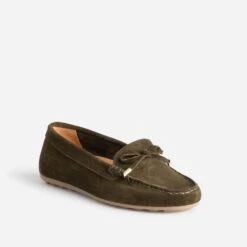 Mocassin Kaki En Cuir Velours éco-conçu 12 Mocassin Kaki En Cuir Velours éco-conçu -Caprices Chaussures Boutique WWWERM 10383580404 1