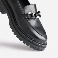 Mocassin TEXTO Noir En Cuir à Semelle Crantée 14 Mocassin TEXTO Noir En Cuir à Semelle Crantée -Caprices Chaussures Boutique WWWERM 10383580438 5