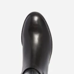 Botte CAPRICE Noire En Cuir Et Textile à Boucle -Caprices Chaussures Boutique WWWERM 10383810209 4