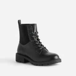 Bottine TEXTO Noire à Tige élastiquée -Caprices Chaussures Boutique WWWERM 10383820659 2