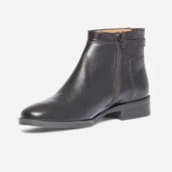 Boots ERAM FLEX Noir En Cuir Avec Effet Croco -Caprices Chaussures Boutique WWWERM 10383821146 2