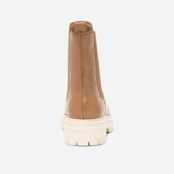 Chelsea Boots TEXTO Camel En Cuir à Semelle Crantée -Caprices Chaussures Boutique WWWERM 10383821255 3