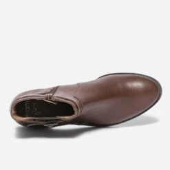 Chelsea Boots ERAM FLEX Cognac En Cuir Avec Bride -Caprices Chaussures Boutique WWWERM 10383821437 4