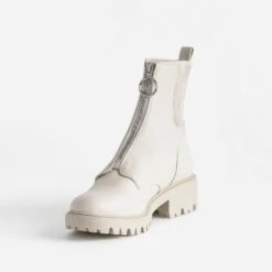 Chelsea Boots TEXTO écru Zippé -Caprices Chaussures Boutique WWWERM 10383821439 2