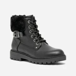 Bottine Noire Fourrée -Caprices Chaussures Boutique WWWERM 10383821453 1