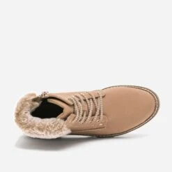 Bottine Beige Fourrée 12 Bottine Beige Fourrée -Caprices Chaussures Boutique WWWERM 10383821455 4