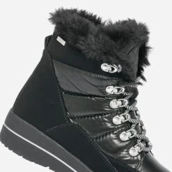 Boots CAPRICE Noir Bi Matière Fourré -Caprices Chaussures Boutique WWWERM 10383821459 5