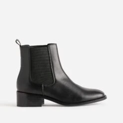 Chelsea Boots Noir éco-conçu En Cuir