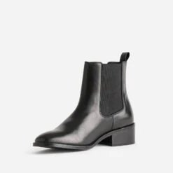 Chelsea Boots Noir éco-conçu En Cuir -Caprices Chaussures Boutique WWWERM 10383821500 2