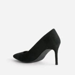 Escarpin TEXTO Noir Suédé éco-conçu à Talon Fin -Caprices Chaussures Boutique WWWERM 10383960002 3