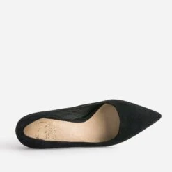 Escarpin TEXTO Noir Suédé éco-conçu à Talon Fin -Caprices Chaussures Boutique WWWERM 10383960002 4