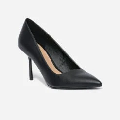 Escarpin TEXTO Noir Avec Découpe Biais -Caprices Chaussures Boutique WWWERM 10383960004 1