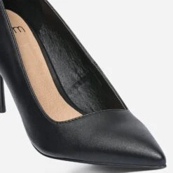 Escarpin TEXTO Noir Avec Découpe Biais -Caprices Chaussures Boutique WWWERM 10383960004 5