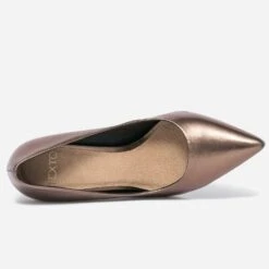 Stiletto TEXTO Bronze Métallisé à Talon Verni -Caprices Chaussures Boutique WWWERM 10383960009 4