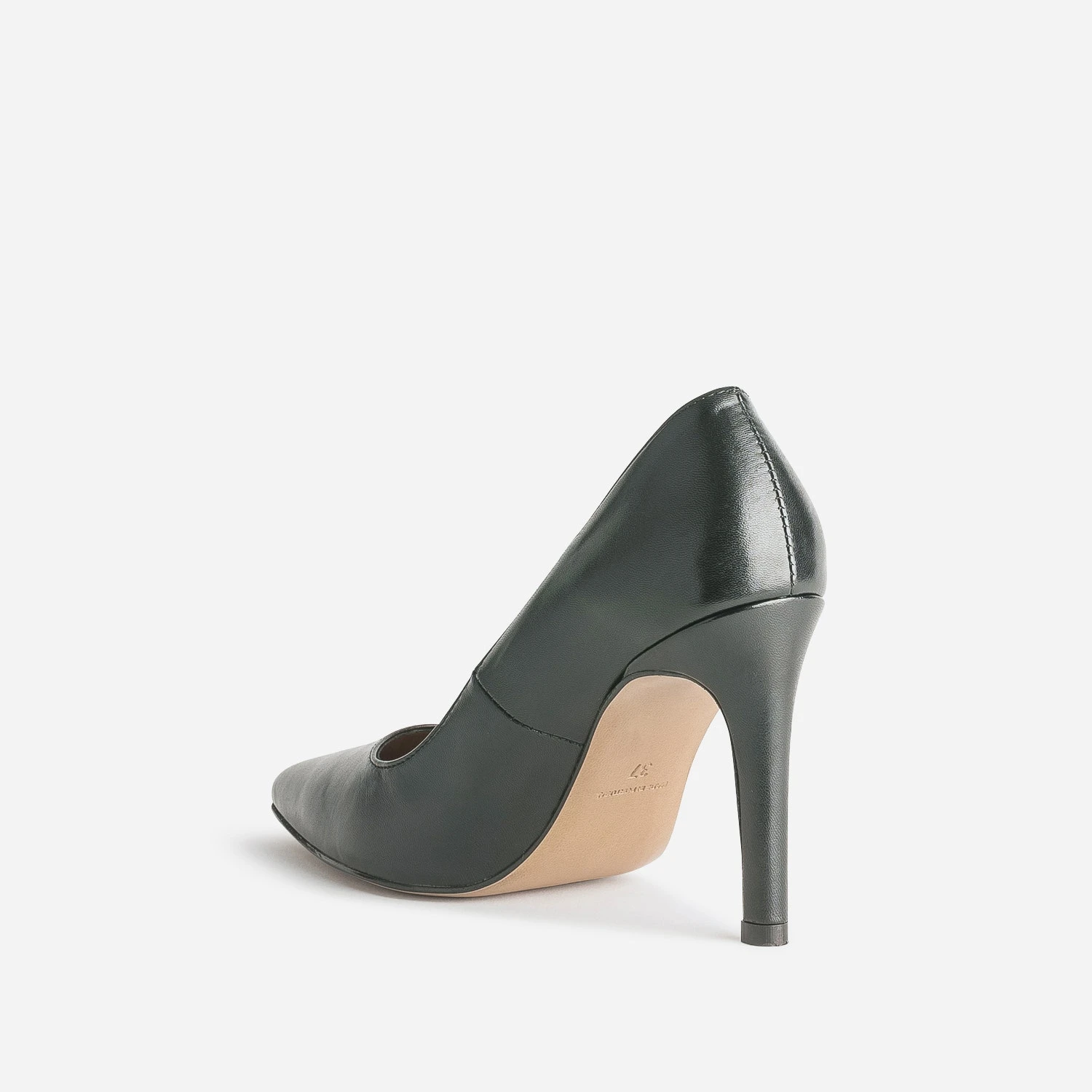 Stiletto TEXTO Noir éco-conçu En Cuir 6 Stiletto TEXTO Noir éco-conçu En Cuir – Image 4