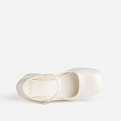 Babies TEXTO écrue Vernie à Plateforme -Caprices Chaussures Boutique WWWERM 10383960024 4