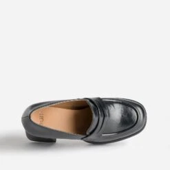 Mocassin Noir à Talon Et Plateforme -Caprices Chaussures Boutique WWWERM 10383960058 4