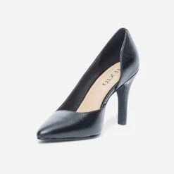 Stiletto TEXTO Noir Effet Python -Caprices Chaussures Boutique WWWERM 10383960729 2