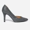 Stiletto TEXTO Gris Pailleté -Caprices Chaussures Boutique WWWERM 10383960782 0