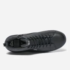 Basket TBS Noire En Cuir -Caprices Chaussures Boutique WWWERM 10383970087 4