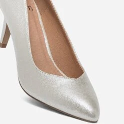 Escarpin Argenté à Bout Pointu -Caprices Chaussures Boutique WWWERM 10383990069 5