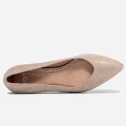 Escarpin Doré à Bout Pointu -Caprices Chaussures Boutique WWWERM 10383990070 4