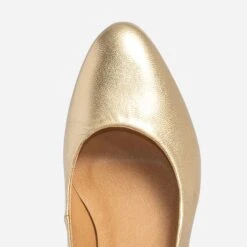 Escarpin Doré En Cuir -Caprices Chaussures Boutique WWWERM 10383990073 5