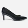 Escarpin Noir Verni à Bout Pointu -Caprices Chaussures Boutique WWWERM 10383990076 0
